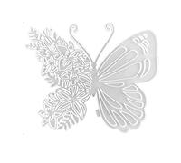 Cpolebev Papillon et Fleur RéSine Moule Epoxy Silicone Moule DIY Mur Salon Pendentif (Papillon)