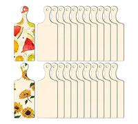 Cpolebev Paquet de 12 Planches Durables à Lisse, Décoration de Cuisine, Outils de Cuisine, Copeaux de Bois Décoratifs DIY