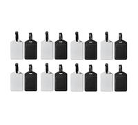 Cpolebev Paquet de 20 Étiquettes de Bagages Vierges par Sublimation Étiquettes de Bagages pour Valise de Voyage Support de de Sport