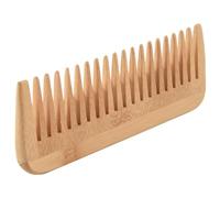 Cpolebev Peigne en Bois éPais Peigne à Dents Larges Massage de Style Portable Peigne à Cheveux Antistatique Peigne de Coiffure Sans PoignéE