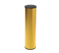 Cpolebev Percussion Professionnelle D'Instruments de Musique de Rythme de Secoueur de Sable de Cylindre D'Acier Inoxydable pour L'Accompagnement de Bande, Doré