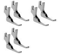 Cpolebev Pieds presseurs P369 pour Perles et Paillettes, Couture délicate | Technologie anti bourrage et points sautés sur tissus perlés, ce pied P369 préserve les perles et assure des coutures nettes