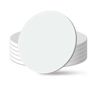 Cpolebev Planches à Gâteaux, Tambour à Gâteau de 12 Pouces, Planches à Gâteaux Rondes de 12 Pouces - Base de Gâteau Multicouche Résistante à la Flexion pour les Présentoirs, Facile à Utiliser 5 Pièces