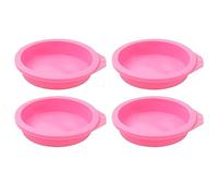 Cpolebev Poêle à Œufs pour Friteuse à Air 4 Pièces pour Couvercles de Muffins, Pain Grillé, Accessoires de Friteuse à Air Antiadhésifs