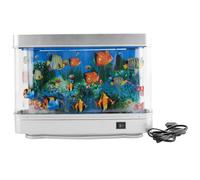 Cpolebev Poisson Ornemental Lumière Dynamique Océan Virtuel Dauphin Paysage Tropical Artificiel Mignon Chambre Décoration EU Plug