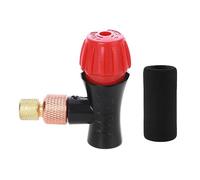 Cpolebev Pompe à Pneu de Vélo Compatible avec Valve Presta Schrader pour Vélos de Route de Montagne Incluse Remplacement de Manchon Isolé