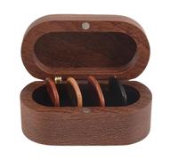 Cpolebev Porte- de Guitare avec 4 MéDiators en Bois, PréSentoir de en Bois Naturel, Mini-BoîTe de Rangement pour Guitare