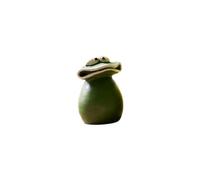 Cpolebev Pot de Fleur de Grenouille à Grande Bouche, Artisanat en Résine, Décoration de, Ornements de Jardin, Décorations d'animaux de Grenouille S