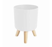 Cpolebev Pots de Plantes Modernes avec Porte-Jambes en Bois Chambre Salon éTage Debout Pot de Fleur en Pot Maison Jardin Planteurs-B
