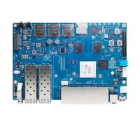 Cpolebev pour Banana Pi -R4 Routeur Development Board 4GB RAM MT7988A avec 2 SFP High-Performance Open-Source Router Board