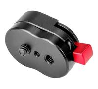 Cpolebev pour Trépied de Caméra, Monopode, Moniteur Vidéo, Support de Flash, Stabilisateur Compatible avec Le Système de Plaque de Libération Mini avec Vis 1/4".
