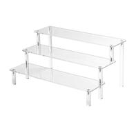 Cpolebev Présentoir de Levage en Acrylique Présentoir de Mouchoirs de Parfum à 3 Couches Présentoir de Modèle de Personnage Support à Dessert