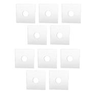 Cpolebev Protecteurs pour Pochettes de Disques Vinyles - 10 Pièces de Couvertures D'Album LP dans des de Stockage en Papier Composite pour Vinyles.