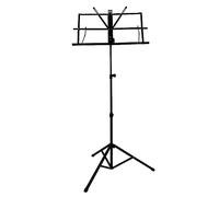 Cpolebev Pupitre de Musique Portable Pupitre de Musique Noir 2 en 1 Double Usage Pliant Partitions Pupitre de Bureau Support de Livre Musique Guitare Pièces Accessoire