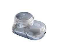 Cpolebev Rasoir Électrique USB Portable pour Homme, Rasoir de Voyage de Poche, Tondeuse à Barbe, Affichage Numérique (B)