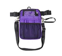 Cpolebev Sac Banane pour InfirmièRe Ceinture D'Allaitement Organisateur Taille Sac InfirmièRe Ciseaux Kit de Soins Mallette à Outils Rangement ÉPaule Poitrine Sac Violet