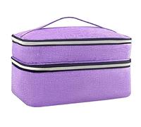 Cpolebev Sac Organisateur de Fournitures de Couture, Sac de Rangement D'Accessoires D'Organisateur de BoîTe de Couture à Double Couche,B