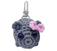 Cpolebev Sad Hamster Meme Peluche Hamster Peluche Porte-Clés Figure Peluche Peluche Poupée Porte-Clés Porte-Clés B