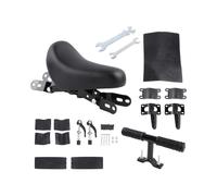 Cpolebev Siège Enfant avec Guidons et Pédales pour Vélo Tout-Terrain | Idéal pour jeunes cyclistes, siège MTB compatible, fixation sans effort, dimensions 26x18x15 cm, matériaux non toxiques.