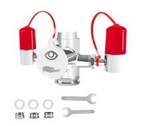 Cpolebev Station de Lavage Oculaire Montée sur avec Couvercle, Unité de Lavage Oculaire D'Urgence Fiable de Premiers Secours pour Fixation D'Évier pour Laboratoire, Usine