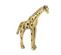 Cpolebev Statue de Girafe en Laiton, Ornement de Bureau, Figurines d'animaux Vintage, Décorations Miniatures, Artisanat, Décoration de Maison