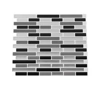 Cpolebev Stickers Muraux 3D la Tuile de Papier Le Peint de Brique pour la Cuisine Dosseret de Salle de Bain Les Anti-Carreaux DéCoration de 28X23.5Cm