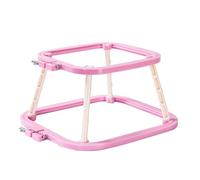 Cpolebev Support de Broderie ABS Double Couche, Cerceau de Bureau, Cadres Artisanaux Faits à la Main pour Piquer, Broderie Française C