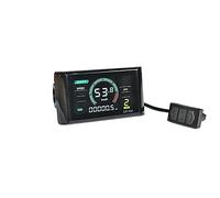 Cpolebev SW900 ÉCran Couleur LCD ContrôLe 24/36/48/60/72V Compteur de Vitesse Filaire Prise éTanche Accessoires de VéLo