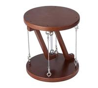 Cpolebev Table de Tenségrité, Structure de Tenségrité, Jouet Scientifique, Ornements de Table de Tenségrité, Décoration de Maison, Jouet de Bureau pour Adulte Marron 12 X 13 cm
