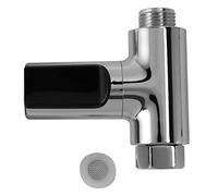 Cpolebev ThermomèTre de Douche D'Affichage à LED, Compteur de TempéRature de Douche éLectrique Auto-GéNéRateur de DéBit D'Eau pour les Soins de