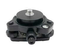 Cpolebev Tribrach avec Plomb Optique et Adaptateur de Tribrach GPS, Support avec Vis de Rotation de 5/8InX11 pour Station Totale GPS GNSS B