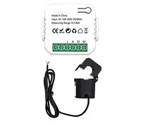 Cpolebev Tuya Smart Life ZigBee Compteur D'éNergie 80A avec Pince de Transformateur de Courant KWh Moniteur de Puissance Statistiques D'éLectricité110V 240V
