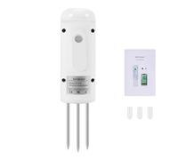 Cpolebev Tuya Zigbee Sans Sol HumidimèTre TempéRature Humidité Testeur Plante Moniteur IP67 éTanche DéTecteur pour Jardin