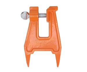 Cpolebev Vise de Serrage Compacte pour Tronçonneuse, Design Portable, Bonne Fixité pour L'Abattage.