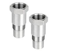 Cpolebev Voiture CEL Fix Check Engine Light Eliminator Adapter - Oxygen O2 Sensor M18X1.5 pour OFF ROAD 2Pcs