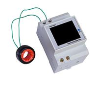 Cpolebev VoltmèTre NuméRique sur Rail DIN WattmèTre de Courant ÉNergie éLectrique KWh Compteur FréQuence Volt Amp Moniteur CT Externe