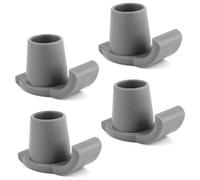 Cpolebev Walker Ski Glides, 4 Pièces Walker Glides Robustes Walker Pieds de Remplacement Walker Glide Skis pour Outil de Tubes de 1 1/8 Pouces