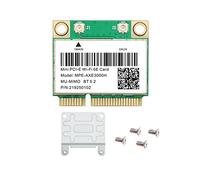 Cpolebev WiFi 6E -AXE3000H Mini PCI-E Carte WiFi Bluetooth 5.2 AX210 Carte RéSeau Adaptateur sans 802.11AX/AC
