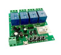 Cpolebev Zigbee Tuya Smart 4CH Relais Module DC5V 7-32V RF433Mhz TéLéCommande Interrupteur Fonctionne avec Home