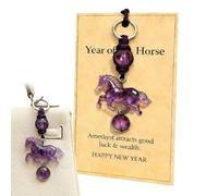 CPortachiavi A Forma Di Cavallo Da Donna: Simbolo Di Buona | Ciondolo A Forma Di Cavallo Tascabile Per Borsa | Decorazione Animale In Acrilico, Regalo Per Mamma, Nonna, Insegnante, Fidanzato,