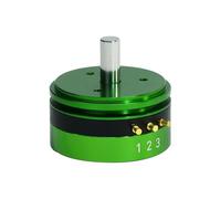 CPP35B Double output shaft CPP-35 precision conductive plastic potentiometer center tap 1K 2K 5K 10K(Three pin common design 6mm dual output shaft 10K)