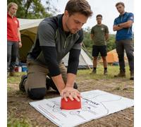 CPR Modèle d'entraînement en forme de cœur - Entraîneur HLW pour massage de la pression cardiaque - Simulateur de réanimation manuel uniquement - Premiers secours pour enseignants, soignants et