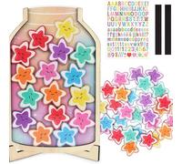 CPRNQY Lot de verres de récompense, motif smiley et étoile, aide à la motivation pour un bon comportement à la maison et à l'école, pour promouvoir des habitudes positives et apprendre