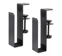 CPROSP 1 Paire Rangement Latéral de Bureau, Organiseur de Bureau pour Ordinateurs Portables, Tablettes, Clavier, Livre, Intérieur en Silicone Anti-Rayures, pour Refroidissement