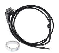 CPROSP 1m Câble Chauffant Antigel 250V 24W/m, Câble Chauffant avec Thermostat, Fil Chauffant Antigel avec Fiche de Sécurité, Prévient le Gel des Éviers, des Tuyaux et des Plantes