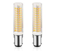 CPROSP B15D LED Lampe 2PCS, Nähmaschinenlampe 750LM Dimmable 10~100% Lumière Linéaire 360° Angle de Faisceau, Blanc Chaud 3000K AC 220V-240V