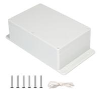 CPROSP Boîte de Dérivation Étanche Exterieur Blanc, Boîte Carrée IP65, 230 x 150 x 85 mm, avec Passe Cable pour Ø6-12 mm avec Poignée de Retenue
