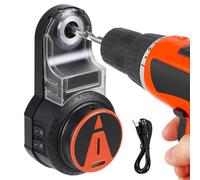 CPROSP Collecteur de Poussière avec Niveau Laser, Boîtier Collecteur de Poussière avec Ventouse électronique à Vide, pour le Perçage Sans Poussière de Surfaces Planes, Suspendre des Tableaux