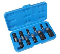 CPROSP Douille Torx Male 1/2'', 1/4'', 3/8'', Embout Torx 12 Pans M4 M5 M6 M8 M10 M12 M14 M16 M18, Douille Allen avec Boîte