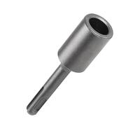 CPROSP Enfonce Pieux SDS PLUS pour Mise à la Terre, Ø Intérieur 16,5mm x Ø Extérieur 25mm x 100mm de Longueur, Bouterolle d'Enfoncemen pour Piquets de Terre et Ancres de Sol